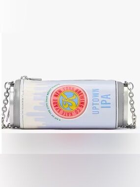 KATE SPADE SNACK TIME METALLIC POCHETTE